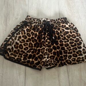 Comfy cheetah shorts